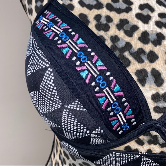 SO Push Up Underwire Swimsuit Bikini Top Juniors L - Picture 5 of 6